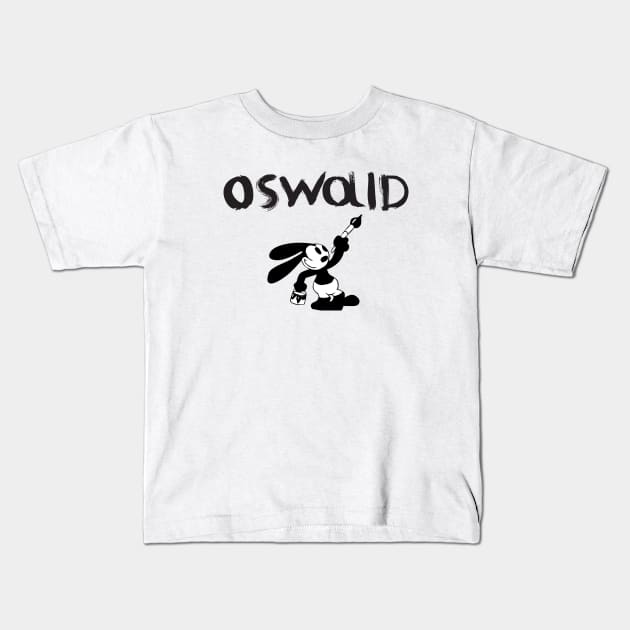 Oswald the lucky rabbit Kids T-Shirt by MyMotivationalLab